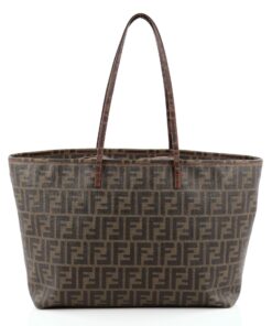 Roll Tote Zucca Coated Canvas Large