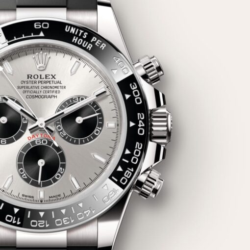 Rolex Unworn Daytona 40mm Silver/Ghost Dial White Gold Oysterflex 126519LN Box & Papers 2024 - Image 3