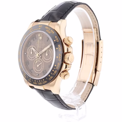 Rolex 116515LN Daytona Rose Gold Oysterflex Black Dial - Image 2