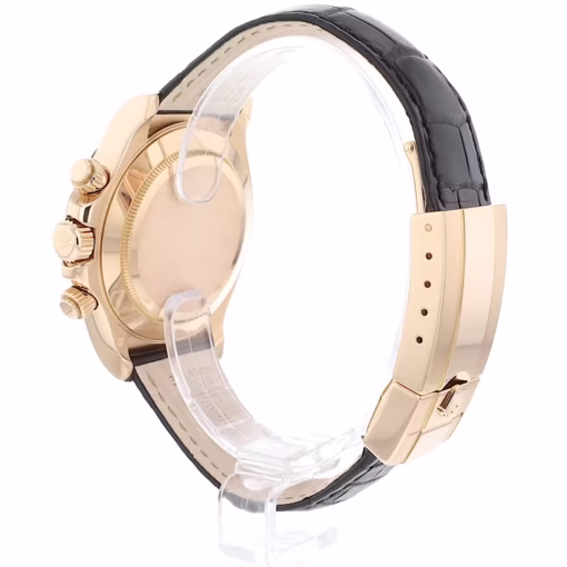 Rolex 116515LN Daytona Rose Gold Oysterflex Black Dial - Image 5